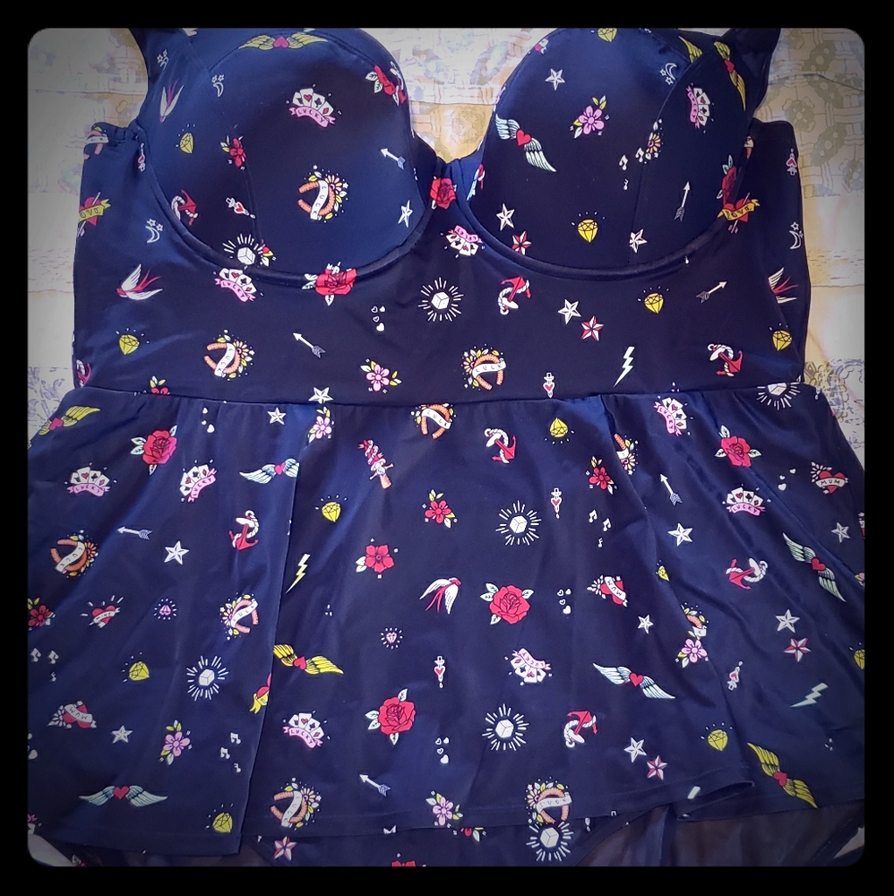 Torrid one piece bathing suit